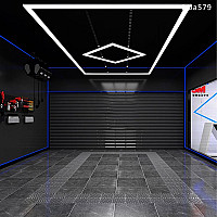 Гаражно LED осветление ромб за тавани и стени - DUa579